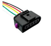 Ignition Coil Connector Compatible With VW 1J0973725 6X0973825 5 Pin Auto Ignition Coil Plug Sensor Connector Waterproof Sockets Accessories(B style)