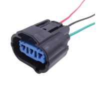 Ignition Coil Connector Plug 3 Pin Way Auto Wire Cable Socket Automotive High Voltage Package Ignition Coil Connectors 6189-0596(Female wires)