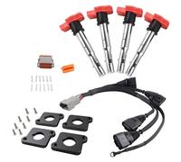 Ignition coil Fit For Audi A4 Fit For VW Passat B5 Golf Jetta 1.8L Ignition Coil Packs Conversion Harness Kit(Black)