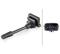 HELLA 5DA 358 057-351 Ignition Coil 12V Voltage With 3 Pins Fits Mitsubishi