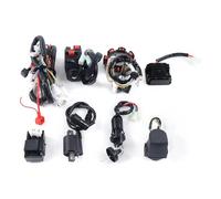 Ignition Coil For 150-250 300CC For ATV For Quad Motorcycle Full Complete Electric CDI Wiring Harness Wiring Loom Coil Rectifier Kits Switch