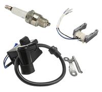ignition coil For 49cc 60cc 66cc 80cc Engine 2-Stroke Motorized Bicycle Bike Accessories Magneto Stator Coil Motorcycle Ignition CDI(1 Set)