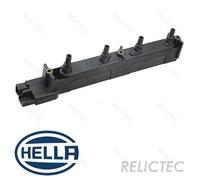 HELLA 5DA 358 000-891 Ignition Coil 12V Fits Citroen Fiat Lancia Peugeot
