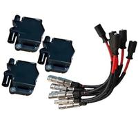 Ignition Coil, for Spark Wire, for Mercedes-Benz, for Smart, for Cabrio City, for Coupe, for Two Roadster M160 0.6L(BLACK 3 coils 6 wires)