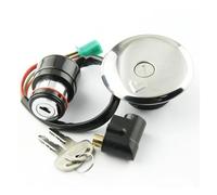 Ignition Coil For Suzuki GN125 GN 125 1982 1983 1984-2001 Fuel Tan Motorcycle Ignition Switch Gas Cap Seat Lock Key Kit