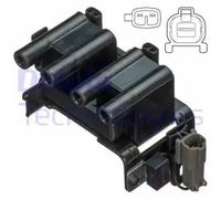 Delphi Ignition Coil GN10837-12B1 for Kia Rio I 1.3 2000-2005