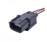 Ignition Coil Harness 6188-4775 6189-7037 3 Pin Car Ignition Coil Small Lamp Electrical Cable Connectors Female Male Wire Harness Plug(3P Male Plug)