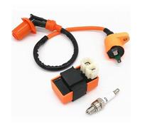 Ignition Coil Ignition Switch 6OIN CDI Ignition Coil Spark Plug For GY6 50cc/125cc/150cc/A7TC ATV Scooters Racing Performance