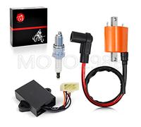 Ignition Coil & Ignitor CDI Box and Spark Plug for Yamaha Gas Golf Cart G9 1991-1995 OEM 99999-02368-00 J38-82310-20-00