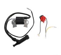 Ignition Coil Kit with Switch Compatible with GX240 Engines for 8HP 9HP 11HP 13HP Generator Lawn Mower Water Pump Snow Blower Parts