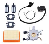 Ignition Coil Module High Voltage Pack For STIHL-FS120 FS200/FS250/FS300 FS350 Lawn Mower Trimmer Chainsaw Replacement Parts(Component 3)