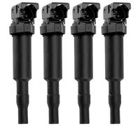 Ignition Coil Pack 0221504470 12138647689 | Compatible With Mini R55 R56 R57 R58 R59 R60 R61, Peugeot 207 208 2008, Citroen C3 C4 C5 DS3 DS4 (4 Pcs)