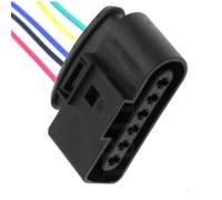 Ignition Coil Pack Connector 6 Pin 3.5mm Female Waterproof Cable Electrical Connector Ignition Coil Wire Harness Plug 1J0973726 With Wires