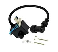 Ignition Coil Pack For 49cc 60cc 66cc 80cc 2 Stroke For ATV Scooter Quad Dirt Bike Motocross Motorcycle CDI Ignition Coil Motorcycle Ignitions(Black)