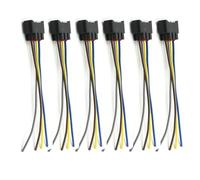 Ignition Coil Pigtail Compatible With Pontiac For Vibe 2003-2010 6 Pc Ignition Coil Connector Plug Harness Assy Wiring Female Pigtail Adapter Kit Harness