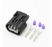 Ignition Coil Plug Compatible With Accord For Civic For CR-V 6189-0887 HX 040 3 Pin Way Waterproof Plug Adapter Ignition Coil Connector(Female set)