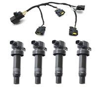 Ignition Coil Plug For Hyundai For Elantra For IX35 For IX20 For I30 Performance Assembly Ignition Coil With Line 4Piece 27301-2B010