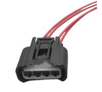 Ignition Coil Plug Harness Compatible With Toyota For RAV4 For Corolla 90980-11885 4 Way Ignition Coil Plug Car Socket AC Assembly(1 Set With Wires1)