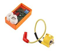 Ignition Coil Racing Motorcycle 6pin AC For CDI Curve Adjust Speed Limit For DIP Switch For GY6 Ignition Box Ignition Coil For XLR125 XL125 CBX200 XR200(A Set)