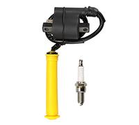 Ignition Coil Spark Plug and Cap for Honda 420 ATV Rancher 420 TRX420 PFA/FPM/FA/FPE/TE/TM/FE/FM 2007-2013 OEM 30510-HP5-601 30700-MBN-671
