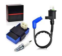 Ignition coil spark plug CDI Box Ignition Coil Spark Plug For FourTrax 300 TRX 300 TRX300FW 2x4 4x4 1989-1993 OEM 30410-HC4-770 30510-HC4-000