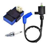Ignition Coil Spark Plug Compatible With TRX300FW 2x4 4x4 1989 1990 1991 1992 1993 30410-HC4-770 30510-HC4-000