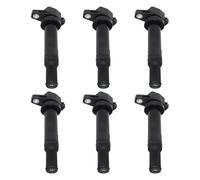 Ignition Coil Spark Plug Kit Compatible With Hyundai For Highway Van 2.7 V6 24V 2000 2001 2002 2003 2004 6Pcs Car Ignition Coil OEM: 273013E410 273013E400