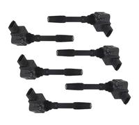 Ignition Coil Spark Plug Kit Compatible With Maserati For Ghibli III M157 3.0 2013 2014 2015 2016 2017 2018 2019 2020 6Pcs Car Ignition Coil OEM: 77430002