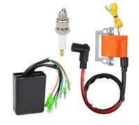 Ignition Coil Spark Plug Set For G1 Gas 2 Cycle Car Cart 1979-1986 J10-85540-20-00 355-82310