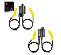 Ignition Coil & Spark Plug Wire Cap Compatible with HONDA VTX 1300 VTX1300 R/T/S/C 2004-2009 VT 1300 VT1300 CT/CRA/CR/CX/CXA/CTA/CSA/CS 2010-2020 30700-MEA-671 30510-MM8-003 30510-MCC-003