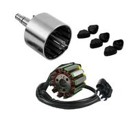 Ignition Coil Stator Coil Motorcycle Stator Coil Magneto Generator Rotor Assy Flywheel For YZF R1 2004-2008 FZ1 2006-2015 FZ8 2011-2013 2012