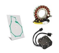 Ignition Coil Stator For Shadow 600 VLX For Deluxe VRX400 ROADSTER NC33 100 105 Shadow 400 600 CS/CV CS/CV Steed 400 Rectifier Stator Coil Gasket Motorcycle Magneto Stator Ignition Coil