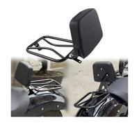 Ignition Coil Stator Plate For BMW R18 100 Years Motorcycle Solo Seat Backrest Rider Back Cushion Driver Sissy Bar With Rear Luggage Rack(B Black)