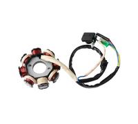 Ignition Coil Switch Key 8 Coil Stator Ignition Coil Magneto For GY6 49cc 50cc 110cc 125cc 150cc 139QMB 147QMD 152QMI 157QMJ Scooter Moped