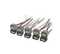 Ignition Coil Terminal Plug Ignition Coil Connector Plug Cable Wire Harness For Accent 1.6L For Elantra J3 For Kia 2-way 2 Pin 90980-10901(5 SET)