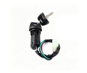 Ignition Coil Universal Motorcycle Ignition Switch Key 2 Or 4 Pin Wire On/Off For 50cc-250cc ATV Go Kart Scooter Quad Dirt Bike Ignition Switch(C-4 Wire)