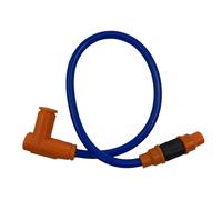 Ignition Coil Wire Harness Ignition Coil Pack 8.8mm Twin Core Race Power Cable Ignition Coil For ATV Quad Dirt Pit Bike Motorcycle For Honda For Yamaha(Blue)