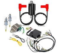 Ignition Coil Wire Wiring Harness Ignition Coil CDI BOX Regulator For Spark Plug Kit For BANSHEE 350 1997-2001 3GG-82590-20-00 Ignition Switch