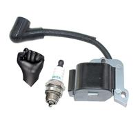 Ignition Coil with Spark Plug for Stihl FS38 FC55 FS45 FS46 FS55 HL45 HS45 KM55 Brushcutter Edger PN 4140 400 1301, 4140 400 1303, 4140 400 1305, 4140 400 1306, 4140 400 1307, 4140 400 1308