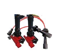 Ignition Coils IGNITION COIL For MITSUBISHI For LANCER EVO 4 5 6 7 8 9 4G63 4G63T 2.0 Turbo MD363552 Wire For Spark Cable Ignition Module(2 coil 2 spark wire)