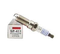 Ignition Device 4/6PCS SP-411 AYFS22FM Platinum Spark Plug/Fit For Mazda Ford Focus C-MAX Fiesta Edge Lincoln MKX/Fit For Cadillac CTS Mercury SP411(Silver)