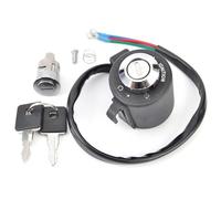 Ignition Key Lock Set For FXR FXRP SUPER GLIDE POLICE FAIRING FXLR LOW RIDER FXRS FXRT Ignition Switch Seat Lock With Key