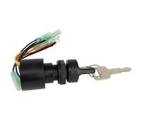 Ignition Key Switch 87-17009A5 Fit For Mercury Outboard Motors 6 Wire Key Starter Switch 3-Position Off-Run-Start Push Start Ignition Switch Engine Start Stop Butto