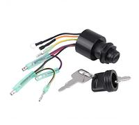 Ignition Key Switch Boat Ignition Key Switch Assembly for Outboard Remote Control Box 87 17009A5