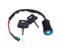 Ignition Key Switch Door Lock 4 Wires Compatible With Motorcycle Quad ATV Models 50cc 70cc 90cc 110cc 150cc 250cc Universal Fit(1pcs)