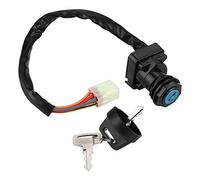 Ignition Key Switch for Bombardier Traxter 500 Foot Shift 2001, Aftermarket Ignition Switch Assembly with 2 Keys, Durable ABS and Metal Construction for ATV Security and Easy Insta