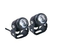 Ignition Key Switch For Motorcycle Headlight Bulbs Driving Light SpotLights Waterproof(2PCS White Yellow)