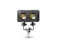 Ignition Key Switch For Motorcycle Spotlights Bright Headlights Three-eye Lens Fisheye Two-color Lights Waterproof Shock-proof(2 Eye Light)