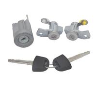 Ignition Lock Cylinder Compatible with Chevrolet for Colorado 2003-2011 Ignition Switch Left Right Door Lock Cylinder Key Set AL214 8973765610 8973765620