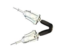 Ignition Lock Cylinder Compatible with Skoda for Fabia 1998-2007 Cylinder Barrel Door Lock with Two Keys 604837167 604837168 Car Parts